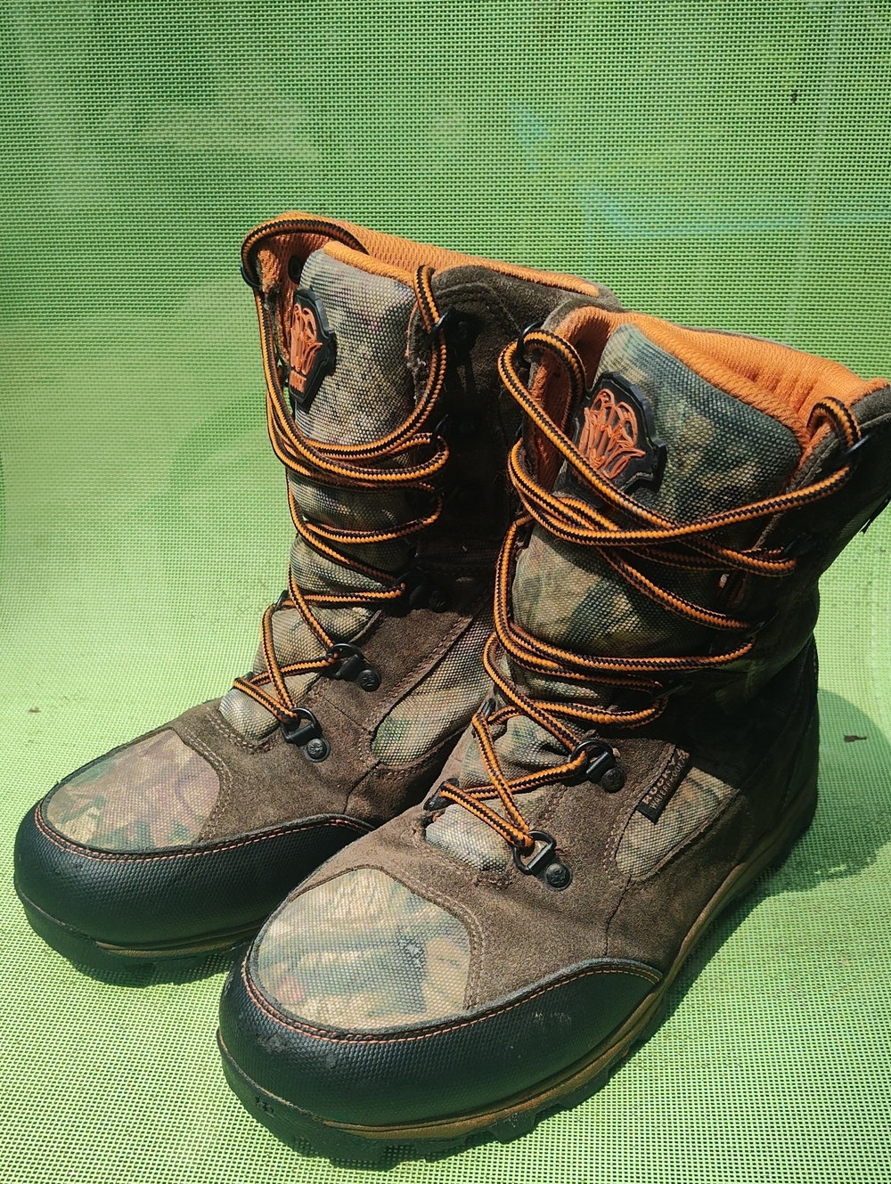 Rocky ram hunting boot camo size 6 waterproof  800 Gram Thinsulate Warm Boots